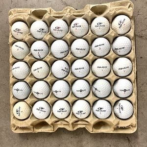 Top Flite Golf Balls 30 Count Flat
